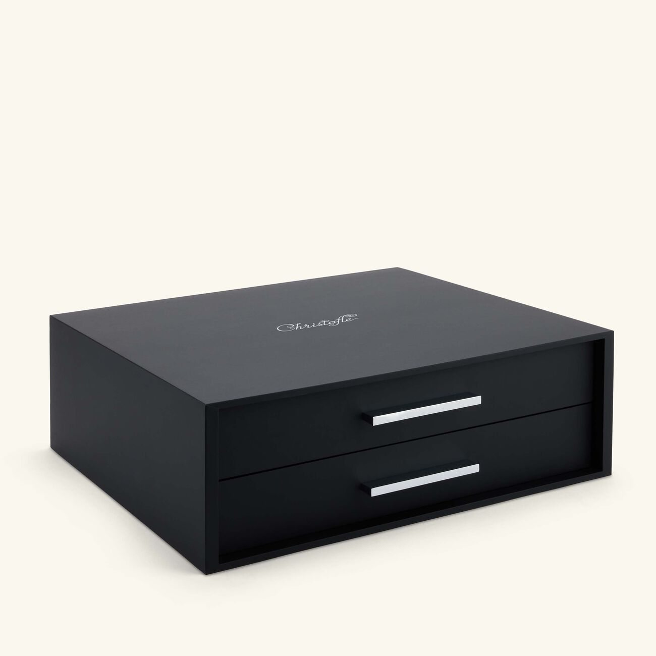 christofle perles 110 pieces stainless steel set