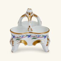bernardaud le gobelet du roy salt   pepper shakers white