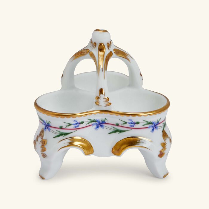 bernardaud le gobelet du roy salt   pepper shakers white
