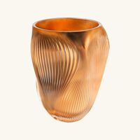 Alize Vase Large Gold lalique alize vase large gold