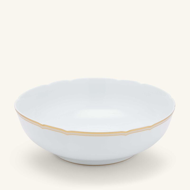 Pompadour Salad Bowl Gold 25cm bernardaud pompadour salad bowl gold 25cm