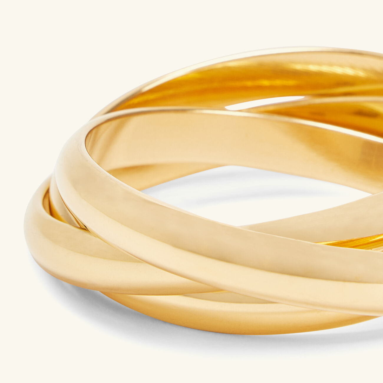 Napkin Ring Gold Set Of 4 l objet napkin ring gold set of 4