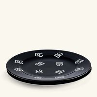 DG Logo Dinner Plate Round 26cm Set Of 2 dolce gabbana casa dg logo dinner plate round 26cm set of 2