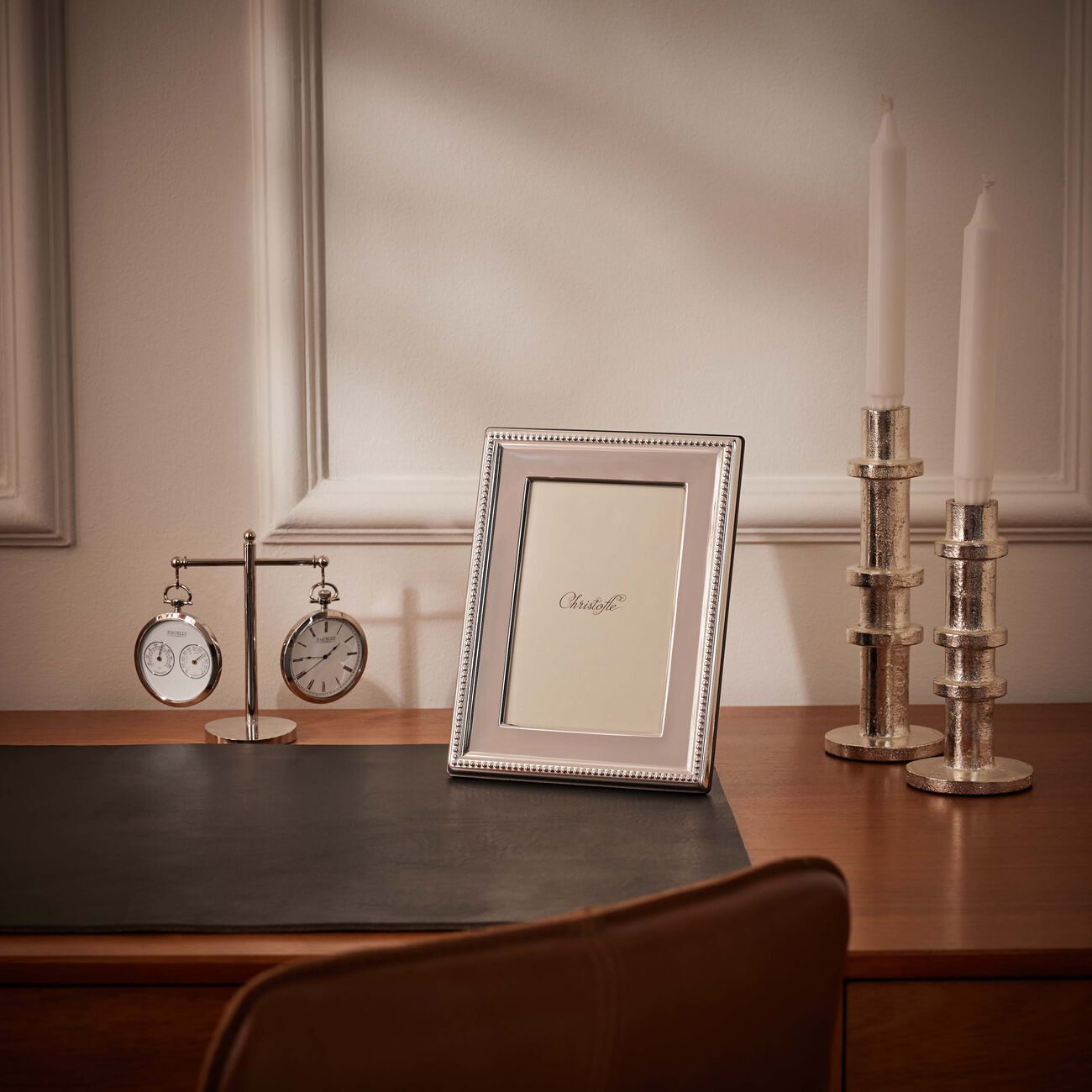 christofle perles picture frame silver 10x15cm