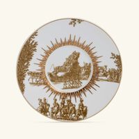 bernardaud versailles enchante coffee cup   saucer gold set of 2