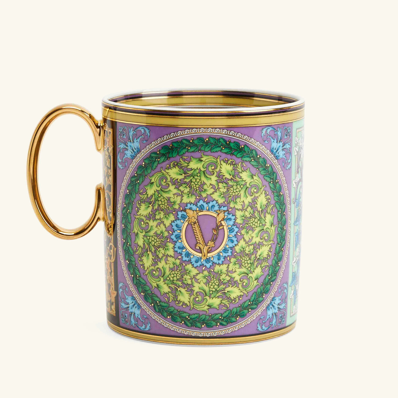 versace barocco mosaic mug pattern