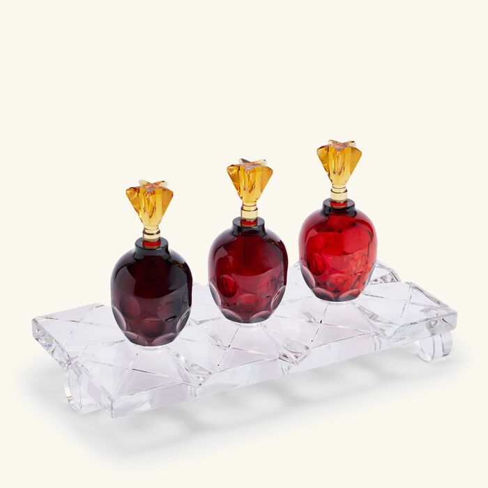 mario cioni   c perfume bottles suspended with tray