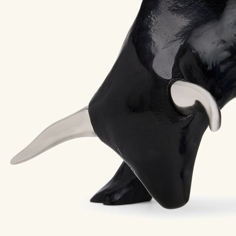 Sevilla Taures Sculpture Medium Black Limited Edition daum sevilla taures sculpture medium black limited edition