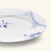 رويال كوبنهاغن طقم أطباق العشاء بلو ميغا دائري أبيض 27 سم من طبقين