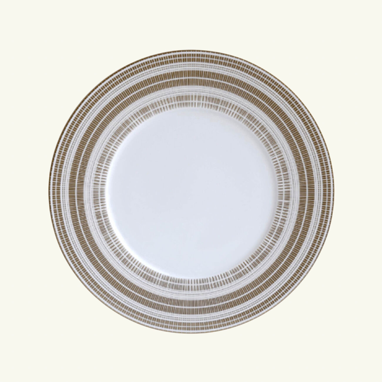bernardaud canisse salad plate round gold 21cm