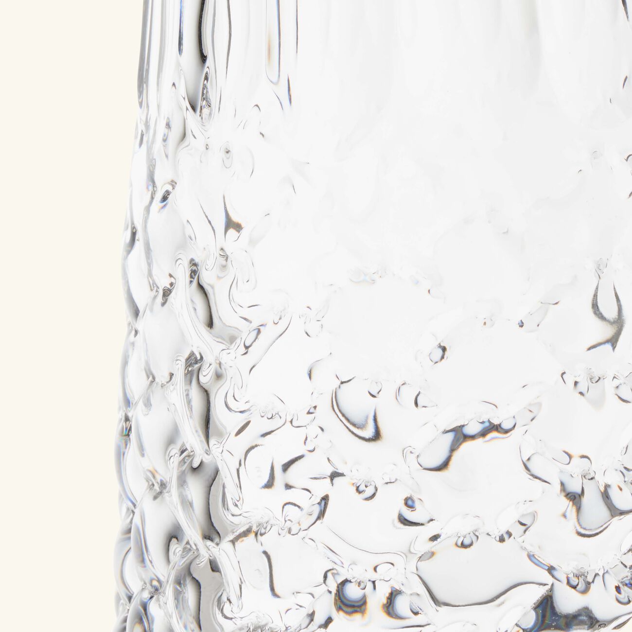 ماريو تشيوني مزهرية ايليفانتس ويسبر شفافة بحجم كبير