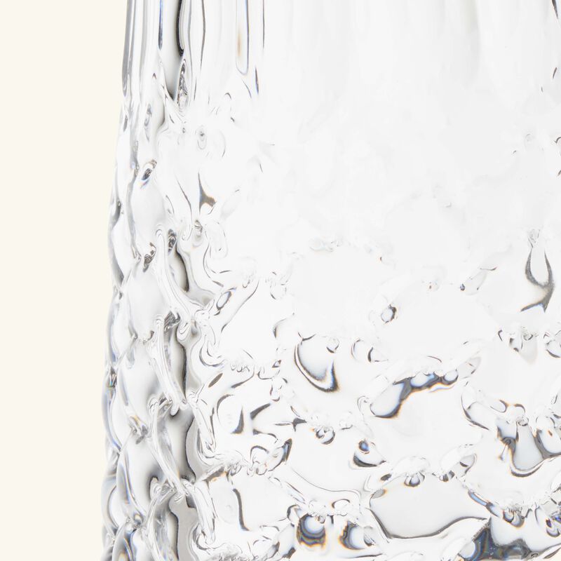 ماريو تشيوني مزهرية ايليفانتس ويسبر شفافة بحجم كبير