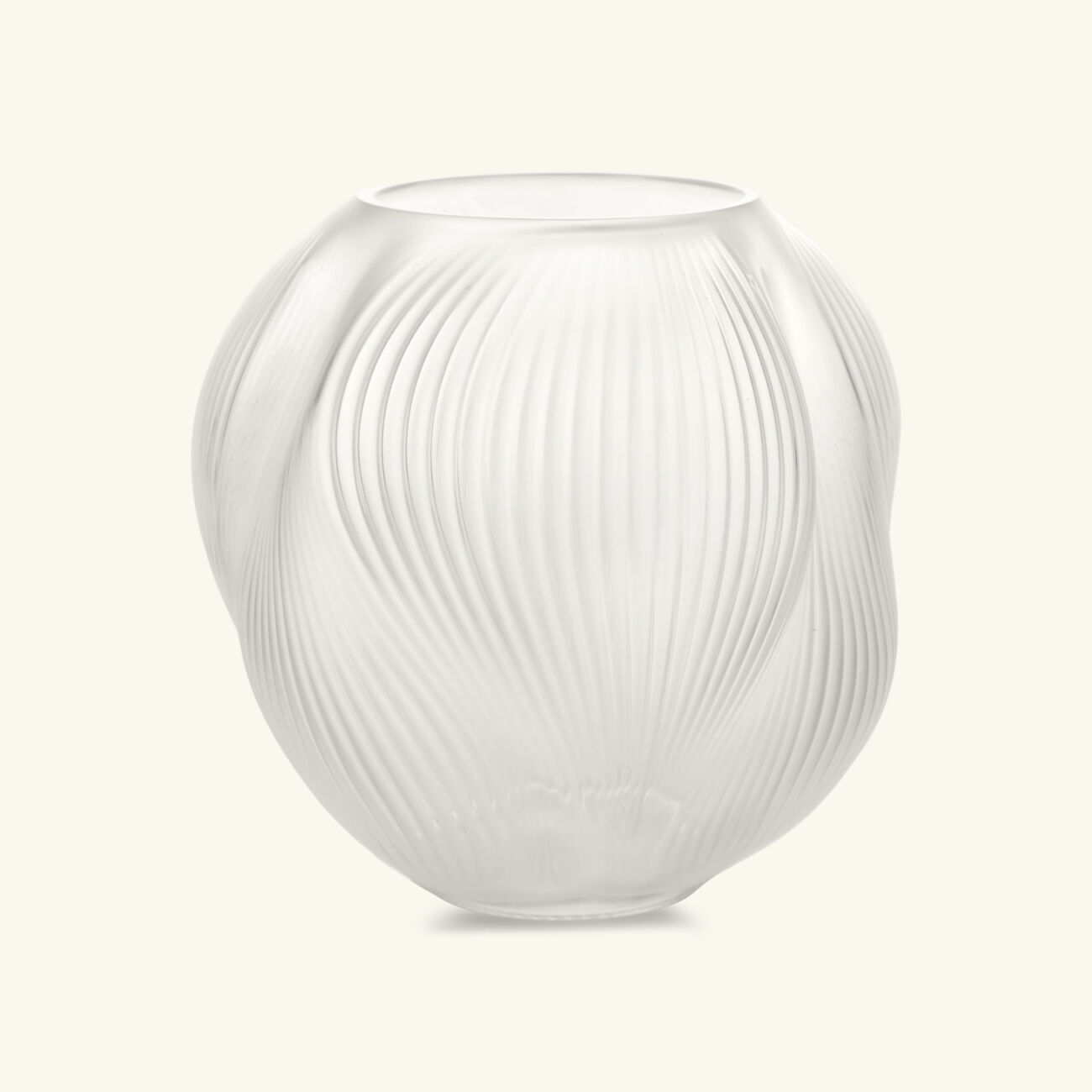 lalique alize vase small clear