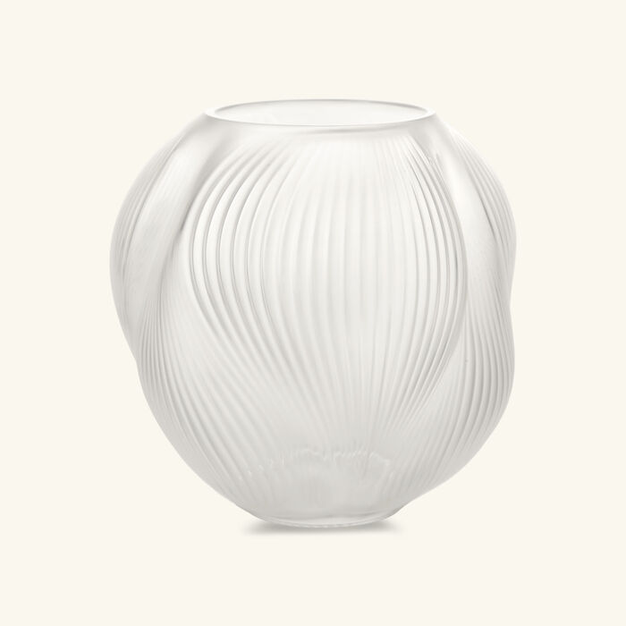lalique alize vase small clear