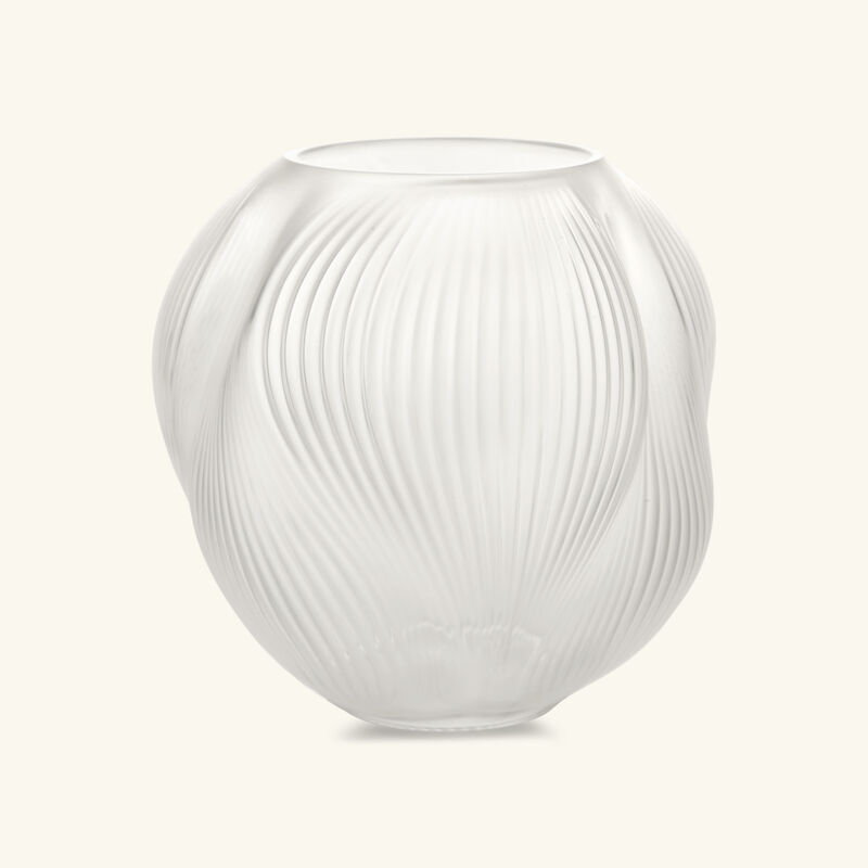 lalique alize vase small clear