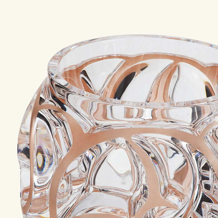 Tourbillons Vase Round Small Pink lalique tourbillons vase round small pink