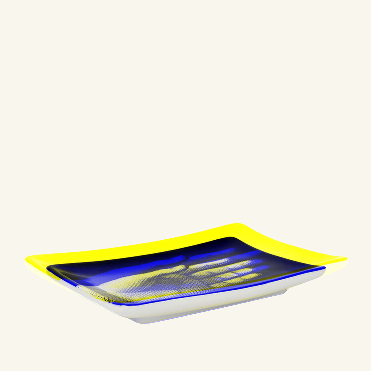 فورناسيتي منفضة مانو مستطيلة صغيرة سوداء