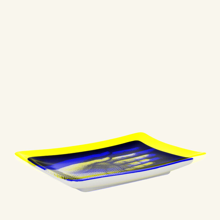 fornasetti mano ashtray rectangular small black