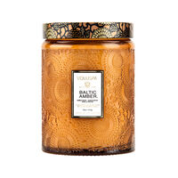 Baltic Amber Large Glass Jar Candle, small