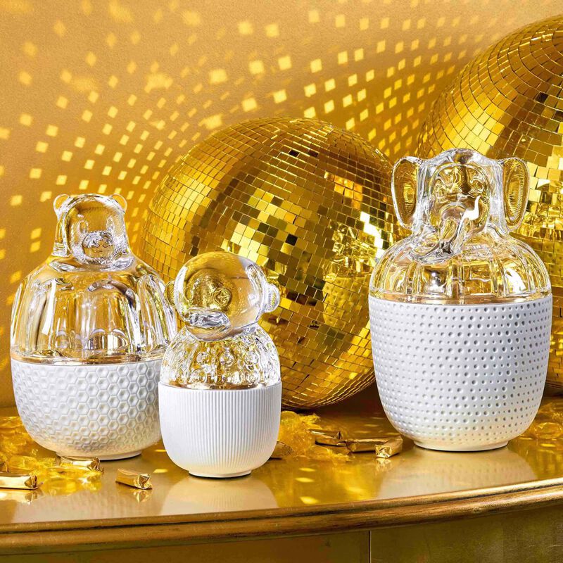 baccarat zoo elephant box white