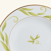 bernardaud frivole soup plate round green