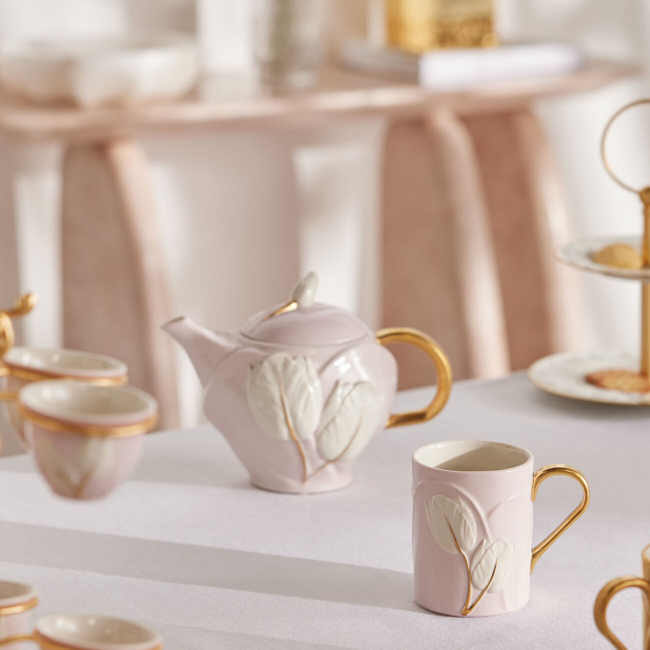 Tulip Mug Pink villari tulip mug pink