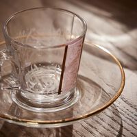 Nagham Coffee Cup Pink Set of 6 dimlaj nagham coffee cup pink set of 6