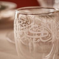 dimlaj thuluth short tumbler clear set of 3