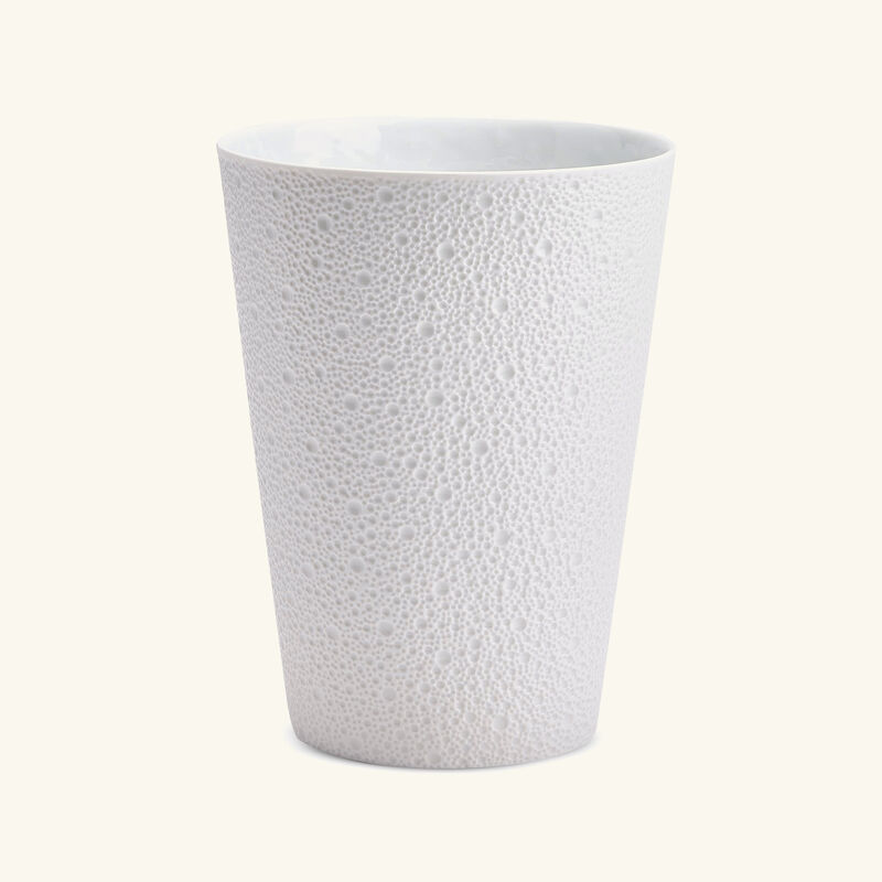 Ecume Blanc Vase Small White bernardaud ecume blanc vase small white