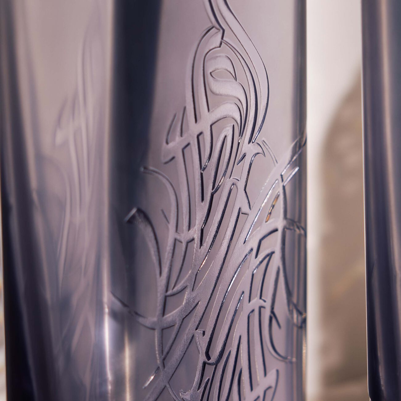 mario cioni   c oval shadow vase tall clear