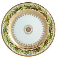 bernardaud botanique salad plate round green 21cm