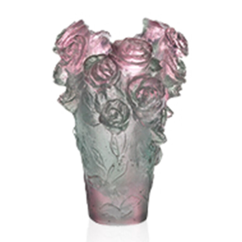 Green & Pink Mini-Vase Rose Passion, large