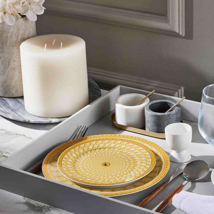 روزنتال طبق سيغنوم جونكيل دائري أصفر 18 سم