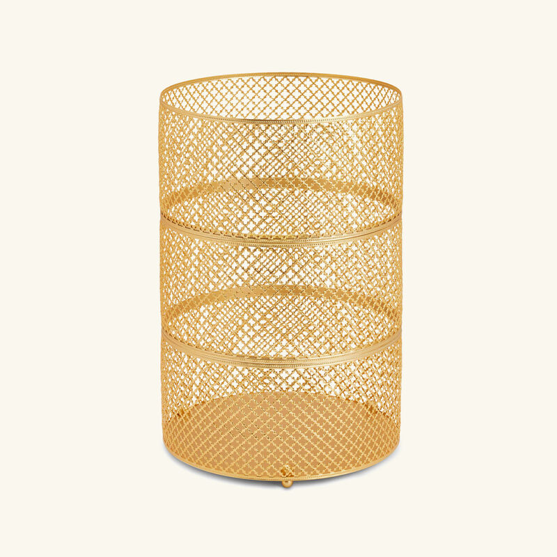Firenze Waste Basket Gold villari firenze waste basket gold
