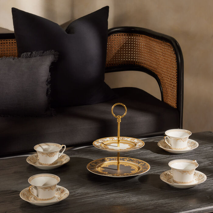 versace medusa gala tea cup set white