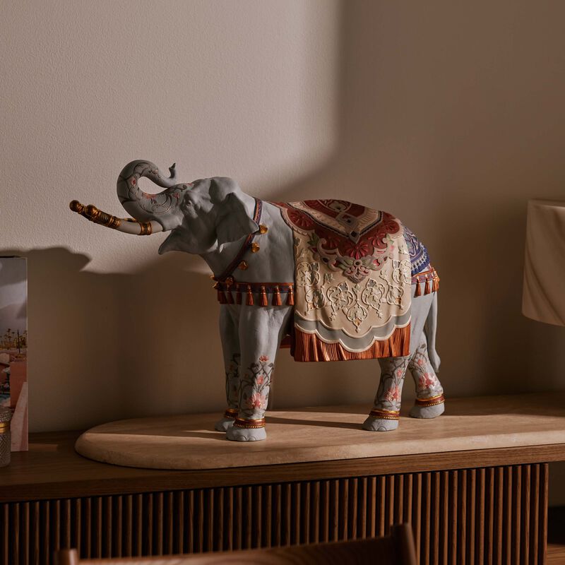 lladro oriens elephant sculpture
