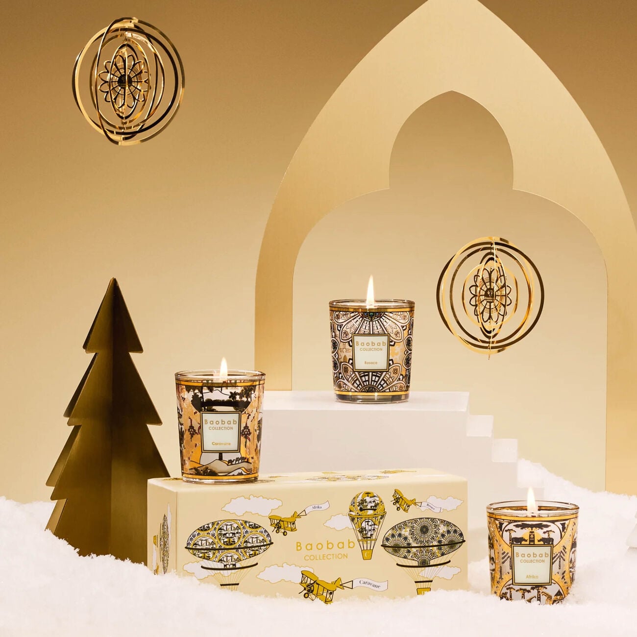 Caravane Trio Candle Gift Set baobab collection caravane trio candle gift set