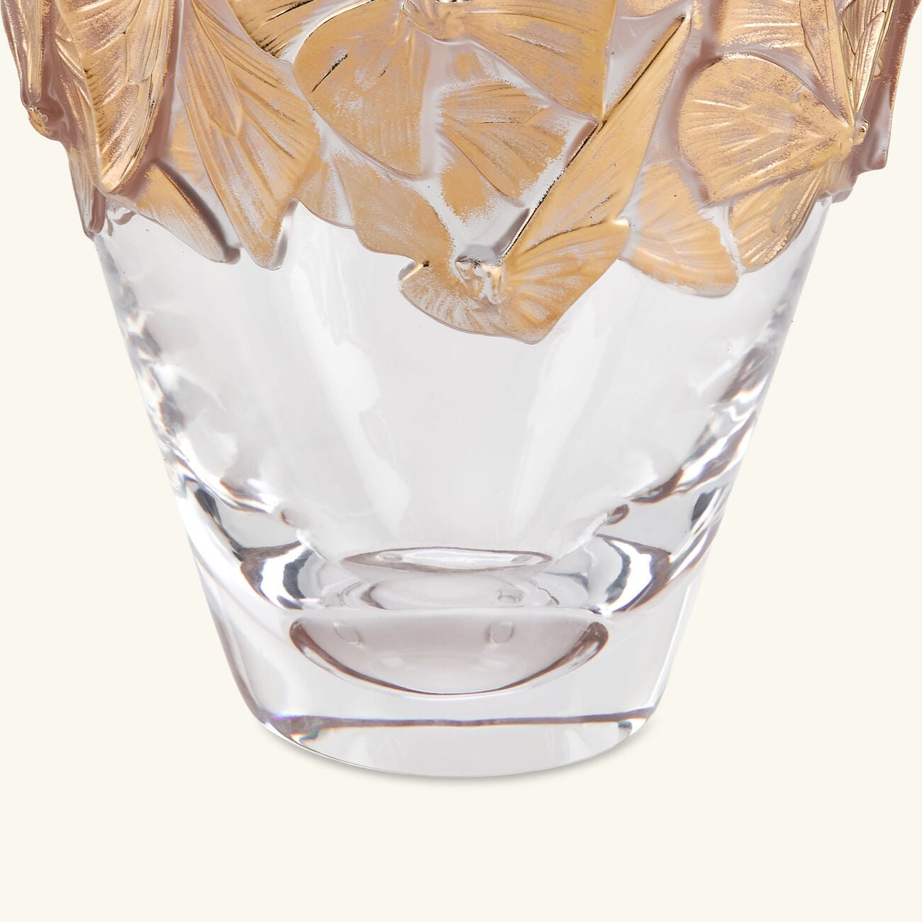 Papillons Vase Large Gold - Limited Edition 90 Pieces lalique papillons vase large gold limited edition 90 pieces