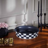 l objet damier centerpiece white