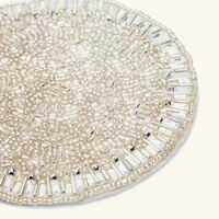 kim seybert bevel coasters silver set of 4