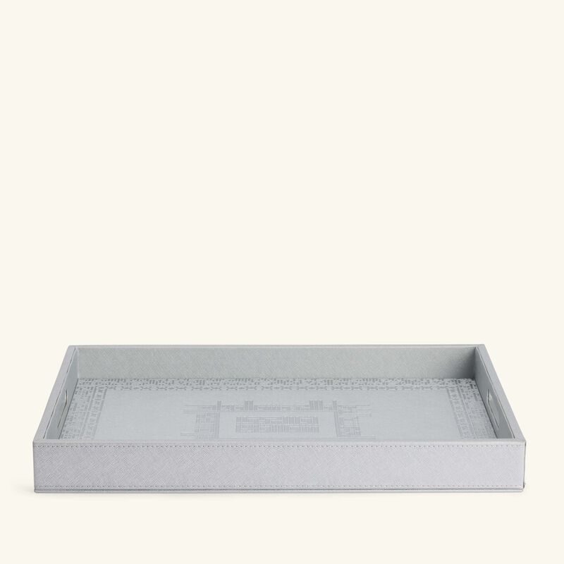 Shafa Serving Tray Rectangular Silver 40x27cm dimlaj shafa serving tray rectangular silver 40x27cm