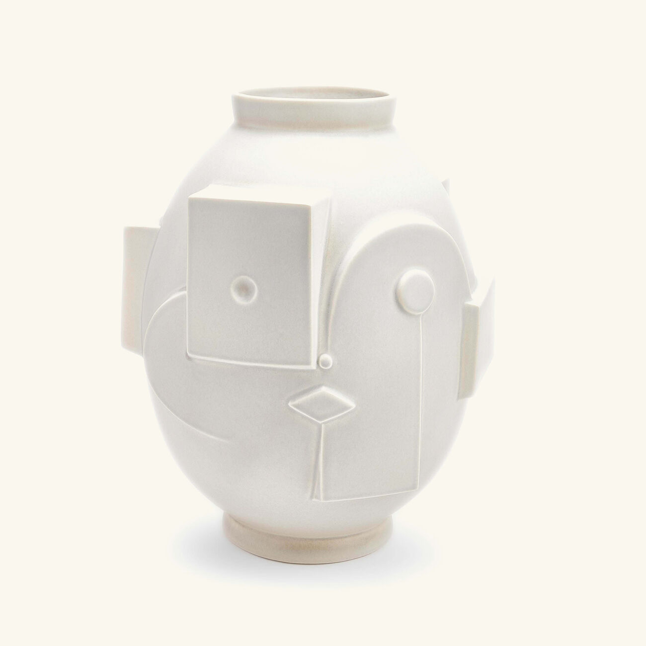 مزهرية ميتروبوليس كبيرة بيضاء جوناثان أدلر مزهرية ميتروبوليس كبيرة بيضاء