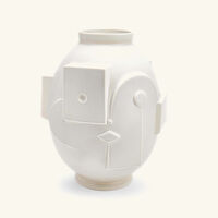 مزهرية ميتروبوليس كبيرة بيضاء جوناثان أدلر مزهرية ميتروبوليس كبيرة بيضاء