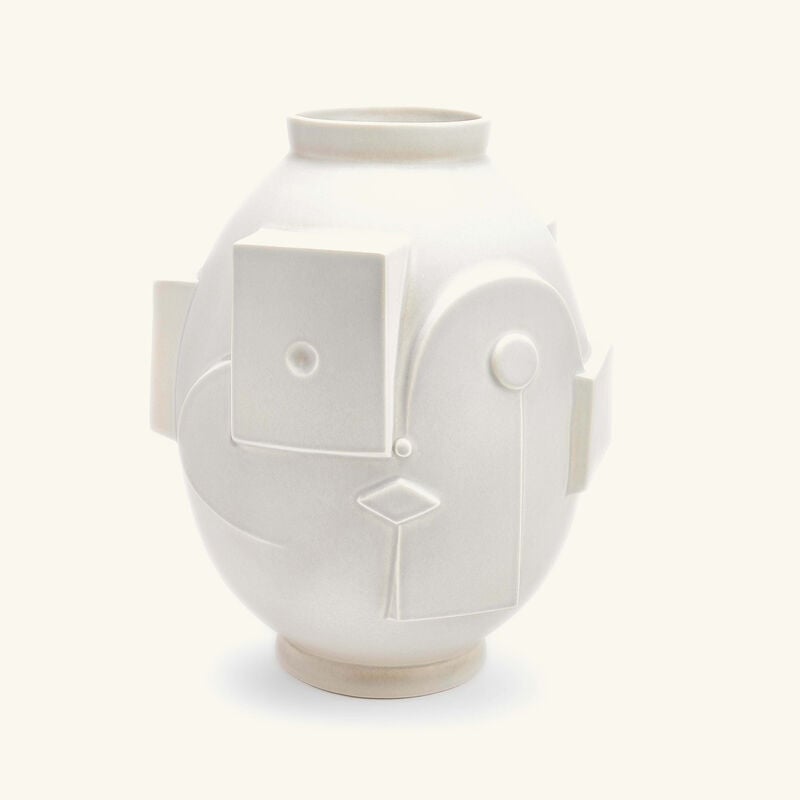 مزهرية ميتروبوليس كبيرة بيضاء جوناثان أدلر مزهرية ميتروبوليس كبيرة بيضاء