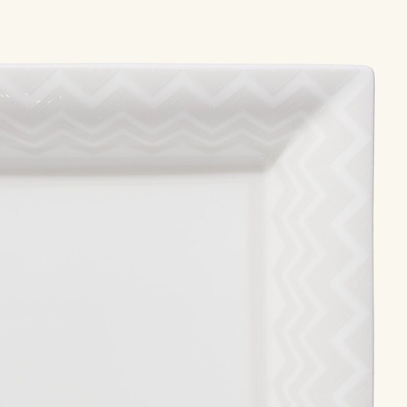 missoni home zig zag tody tray rectangular large white
