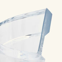 باكارا مزهرية سبايرال متوسطة شفافة