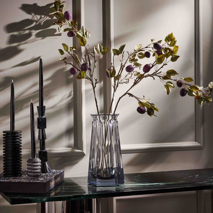 baccarat harcourt talleyrand  minence grise vase medium clear