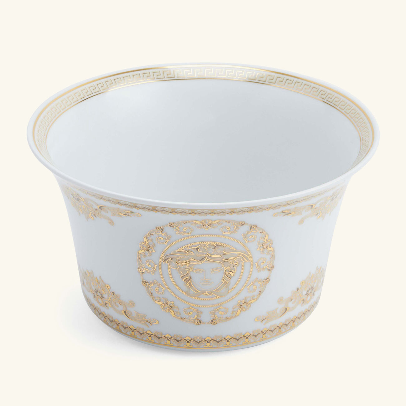 Medusa Gala Salad Bowl White 17cm versace medusa gala salad bowl white 17cm
