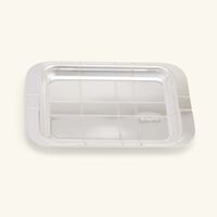 christofle graphik serving tray rectangular small silver plated