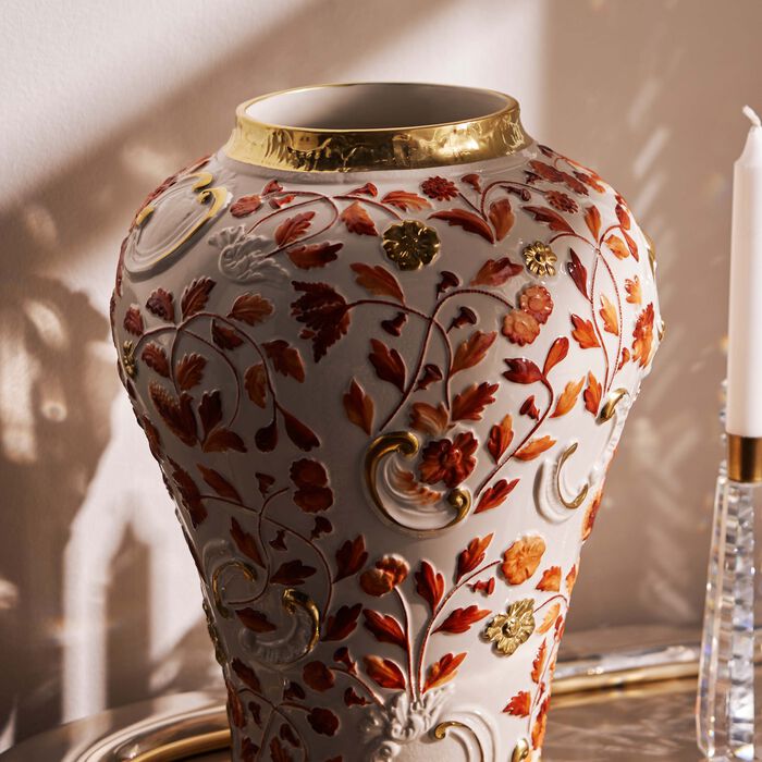 Taormina Vase Large Red villari taormina vase large red